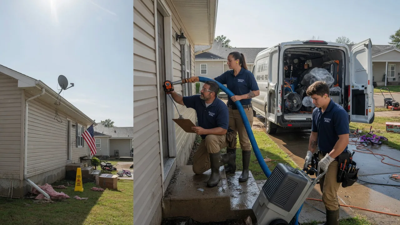 Ceiling Water Damage Restoration in Hopewell, OH near me